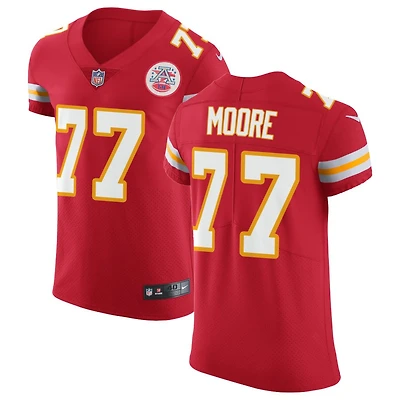Jaylon Moore Men's Nike Red Kansas City Chiefs Vapor Untouchable Custom Elite Jersey