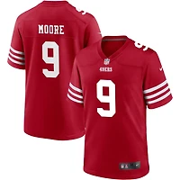 Skyy Moore Men's Nike Scarlet San Francisco 49ers Custom Jersey