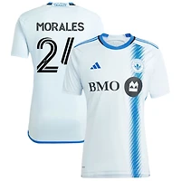Efrain Morales Men's adidas  Light Blue CF Montreal 2024 La Main Replica Custom Jersey