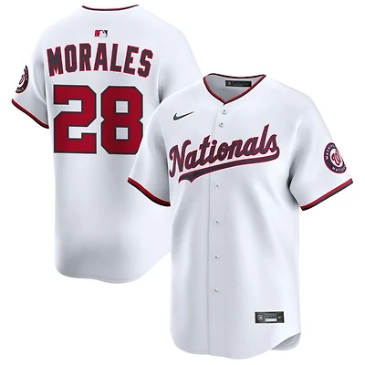 Yohandy Morales Men's Nike White Washington Nationals Home Limited Custom Jersey