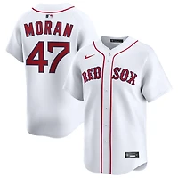 Jovani Moran Men's Nike White Boston Red Sox Home Limited Custom Jersey
