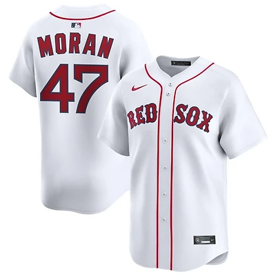 Jovani Moran Men's Nike White Boston Red Sox Home Limited Custom Jersey