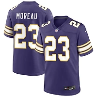 Fabian Moreau Men's Nike Purple Minnesota Vikings Classic Custom Game Jersey