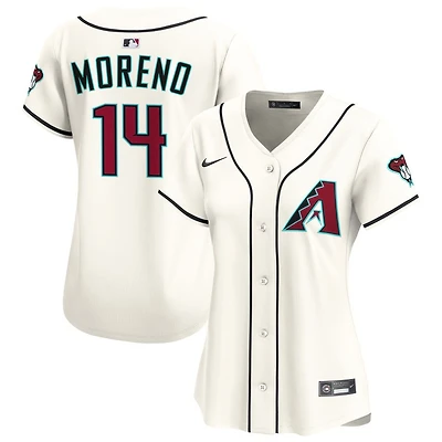 Gabriel Moreno Women's Nike Cream Arizona Diamondbacks Home Limited Custom Jersey