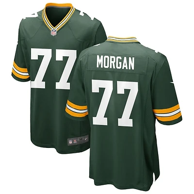 Jordan Morgan Men's Nike Green Green Bay Packers Custom Game Jersey