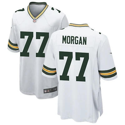 Jordan Morgan Men's Nike White Green Bay Packers Custom Game Jersey