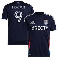 Lewis Morgan Men's adidas  Navy San Diego FC 2025 State of Flow Replica Custom Jersey
