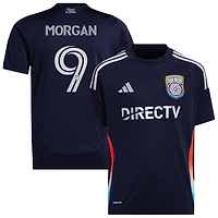Lewis Morgan Youth adidas  Navy San Diego FC 2025 State of Flow Replica Custom Jersey