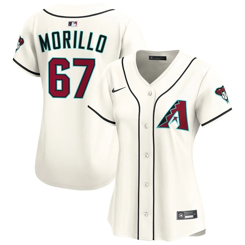 Juan Morillo Women's Nike  Cream Arizona Diamondbacks Home Limited Custom Jersey