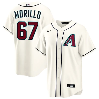 Juan Morillo Men's Nike  Cream Arizona Diamondbacks Home Custom Replica Jersey