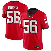 Micah Morris Men's Nike Red Georgia Bulldogs NIL Pick-A-Player Game Jersey