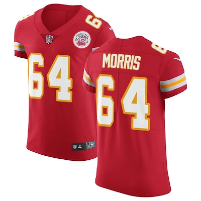 Wanya Morris Men's Nike Red Kansas City Chiefs Vapor Untouchable Custom Elite Jersey