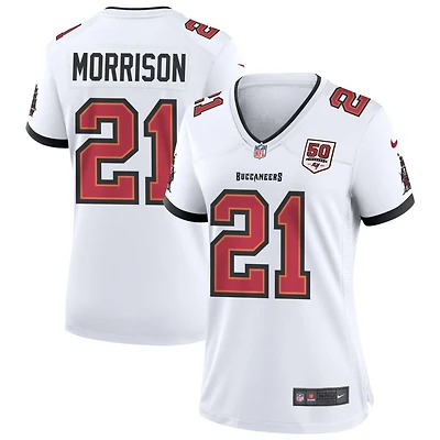 Benjamin Morrison Women's Nike White Tampa Bay Buccaneers 50th Season Custom Game Jersey