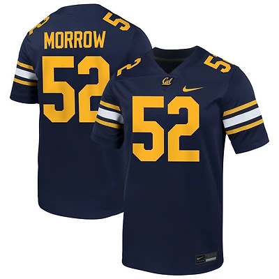 Nick Morrow Men's Nike Navy Cal Bears NIL Pick-A-Player Football Game Jersey