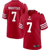 Thomas Morstead Men's Nike Scarlet San Francisco 49ers Custom Jersey