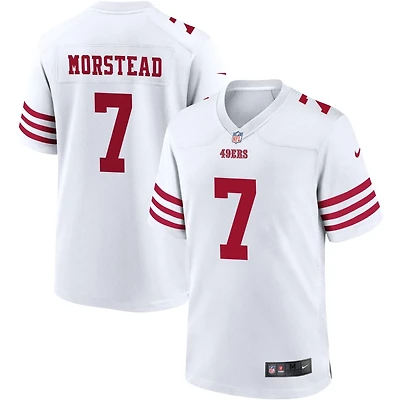 Thomas Morstead Men's Nike White San Francisco 49ers Game Custom Player Jersey