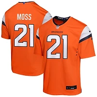 Riley Moss Youth Nike  Orange Denver Broncos Mile High Collection Custom Game Jersey
