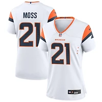 Riley Moss Women's Nike  White Denver Broncos Mile High Collection Custom Game Jersey
