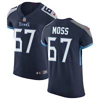 Drew Moss Men's Nike Navy Tennessee Titans Vapor Untouchable Custom Elite Jersey
