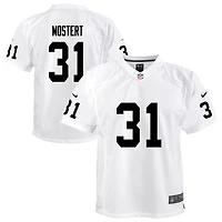 Raheem Mostert Youth Nike White Las Vegas Raiders Team Custom Game Jersey