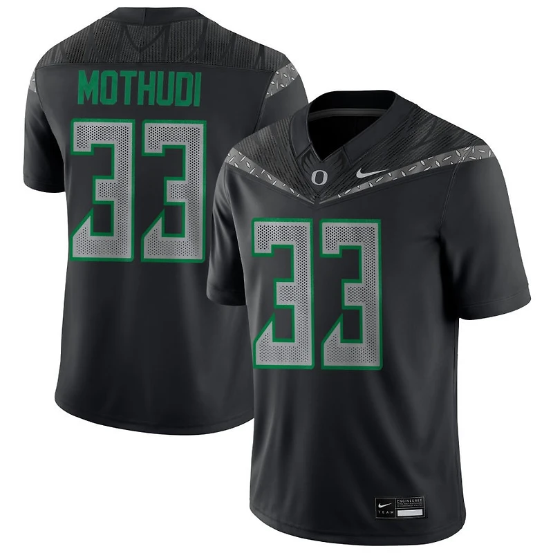 Kamar Mothudi Men's Nike Black Oregon Ducks NIL Pick-A-Player Game Jersey