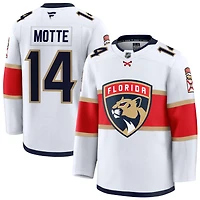 Tyler Motte Men's Fanatics White Florida Panthers Away Premium Custom Jersey