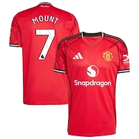 Mason Mount Men's adidas  Red Manchester United Home 2025/26 Custom Replica Jersey