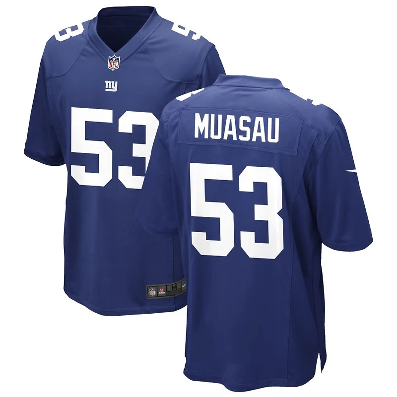Darius Muasau Men's Nike Royal New York Giants Custom Game Jersey