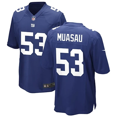 Darius Muasau Men's Nike Royal New York Giants Custom Game Jersey
