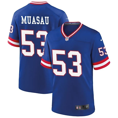 Darius Muasau Men's Nike Royal New York Giants Classic Custom Game Jersey
