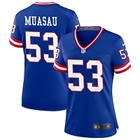 Darius Muasau Women's Nike Royal New York Giants Classic Custom Game Jersey