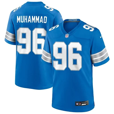 Al-Quadin Muhammad Men's Nike Blue Detroit Lions Custom Game Jersey