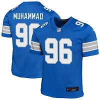 Al-Quadin Muhammad Youth Nike Blue Detroit Lions Custom Game Jersey