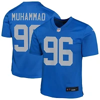 Al-Quadin Muhammad Youth Nike Blue Detroit Lions Alternate Custom Game Jersey