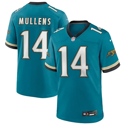 Nick Mullens Men's Nike Teal Jacksonville Jaguars Prowler Throwback Custom Game Jersey