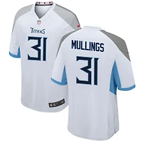 Kalel Mullings Men's Nike White Tennessee Titans Custom Game Jersey