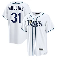 Cedric Mullins Men's Nike  White Tampa Bay Rays Home Custom Replica Jersey