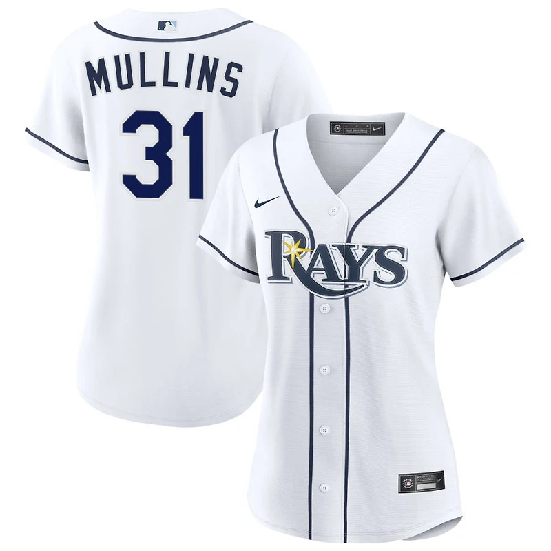 Cedric Mullins Women's Nike White Tampa Bay Rays Home Custom Replica 2.0 Jersey