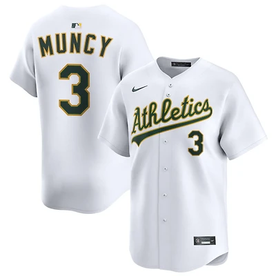 Max Muncy Men's Nike White Athletics Home Limited Custom Jersey