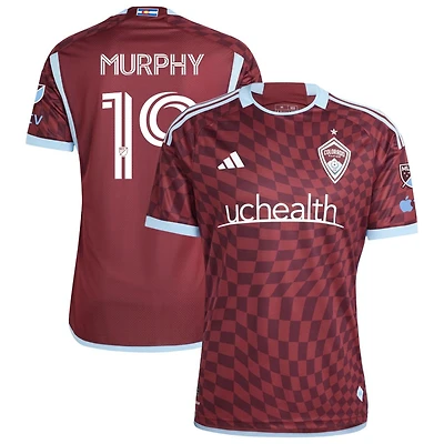 Ian Murphy Men's adidas Burgundy Colorado Rapids 2024 One Flag Kit Authentic Custom Jersey