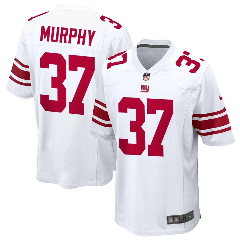 Caleb Murphy Men's Nike White New York Giants Custom Game Jersey