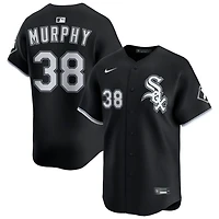 Chris Murphy Men's Nike Black Chicago White Sox Alternate Limited Custom Jersey