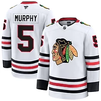 Connor Murphy Men's Fanatics White Chicago Blackhawks Away Premium Custom Jersey