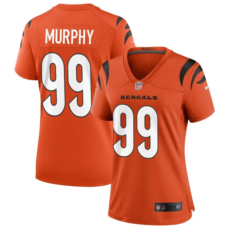 Myles Murphy Women's Nike Orange Cincinnati Bengals Alternate Game Custom Jersey