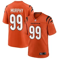 Myles Murphy Youth Nike Orange Cincinnati Bengals Alternate Game Custom Jersey