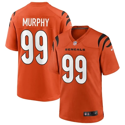 Myles Murphy Youth Nike Orange Cincinnati Bengals Alternate Game Custom Jersey