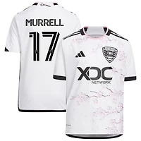 Jacob Murrell Youth adidas White D.C. United 2023 The Cherry Blossom Kit Replica Custom Jersey
