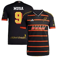 Petar Musa Men's adidas Black FC Dallas 2025 Third Authentic Custom Jersey