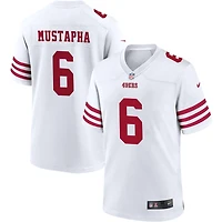 Malik Mustapha Men's Nike White San Francisco 49ers Game Custom Player Jersey