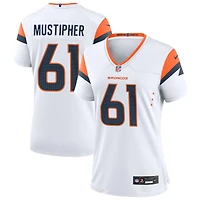Sam Mustipher Women's Nike  White Denver Broncos Mile High Collection Custom Game Jersey